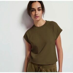 Nation Los Angeles Osee Sweatshirt Olive Green Size M